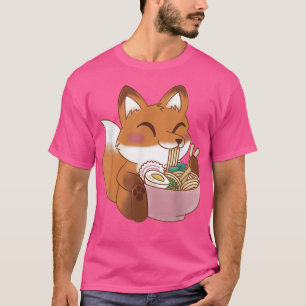 Für Kawaii Animal Ramen Fo  T-Shirt