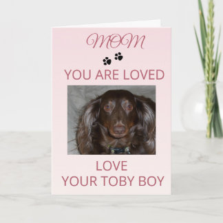 Fur-Kid Love Mother's Day Karte