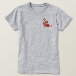 Fur Kids Besticktes T-Shirt
