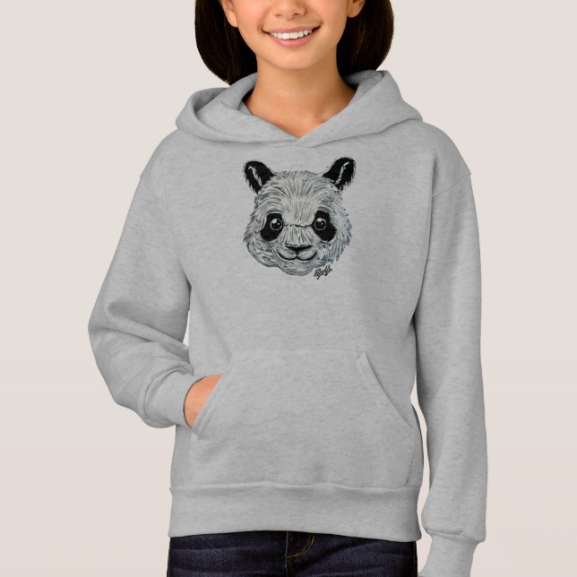 Für Kinder - die Strickjacke des handgemalten Hoodie (Vorderseite)