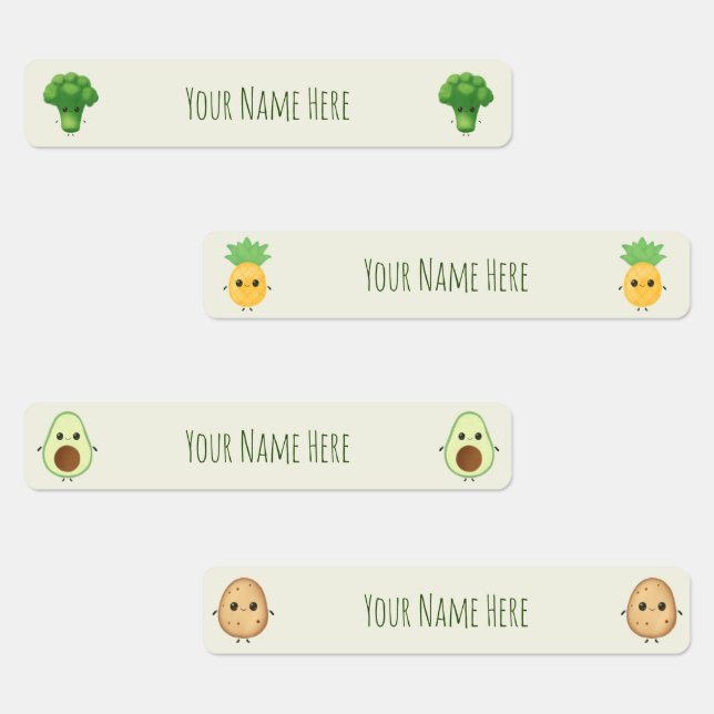 Für Kinder Personalisierter Name Etiketten (Gruppe)