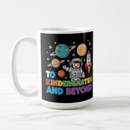 Für Kindergarten und Jenseits des Astronauten Funn Kaffeetasse