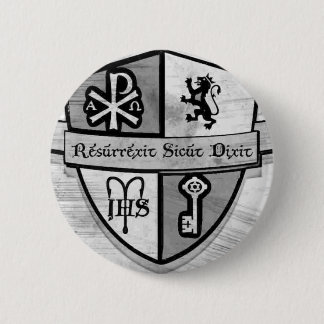 Für König-und Land-Schwarzweiss-Logo Button