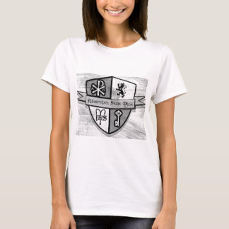 Für König-und Land-Schwarzweiss-Logo T-Shirt