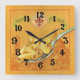 Für Küchen vom Typ 2 Quadratische Wanduhr