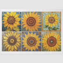 Für Künstler Crafters Mosaik Sonnenblumentextur 2