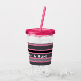 Für Mama auf Run Acryltrinkbecher