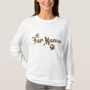 Fur Mama Hund Katze Lover Mama Mommy Babies Gesche T-Shirt