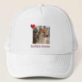 Fur Mama Love – Cute Dog Photo Hat Truckerkappe
