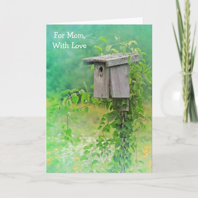 "Für Mama" Natur Geburtstag Karte (Vorderseite)