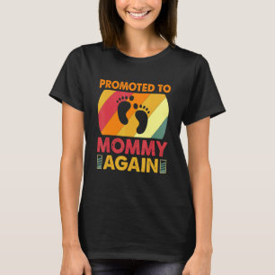Für Mami wieder Mama Schwangerschaft Ankündigung T-Shirt