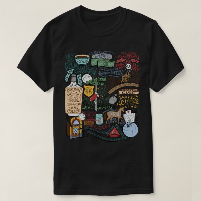 Für Männer Frauen (eingefärbt) John Mulaney Quote  T-Shirt (Design vorne)