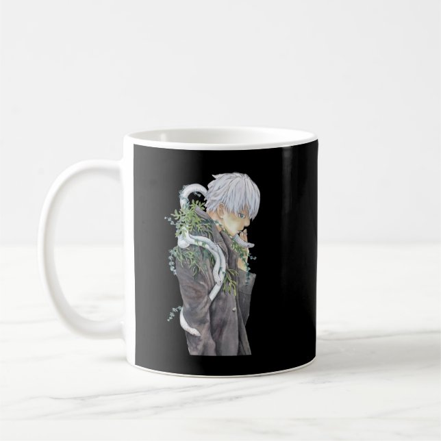 Für Männer Frauen Japanisch Mushishi Manga Geschen Kaffeetasse (Links)