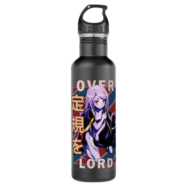 Für Männer - Frauen - Überlordgeschenke von Anime Edelstahlflasche (Vorderseite)