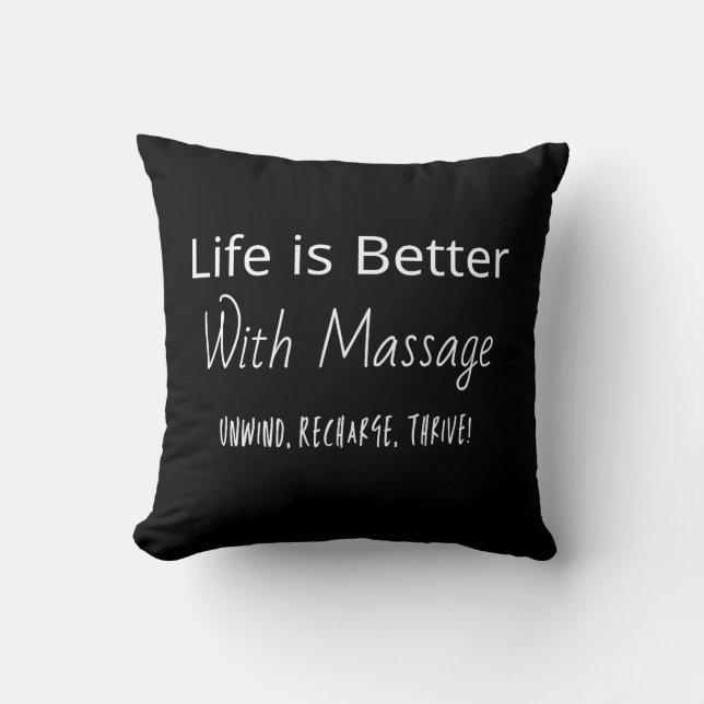 Für Massagetherapeuten ist das Leben besser mit Ma Kissen (Vorderseite)