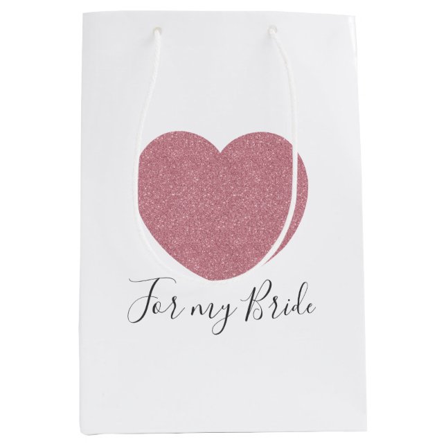 Für meine Brautgeschenktasche Mittlere Geschenktüte (Vorderseite)