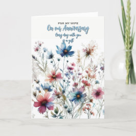 Für meine Ehefrau Hochzeitstag Grußkarte Dankeskarte