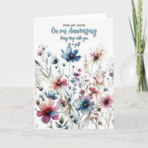 Für meine Ehefrau Hochzeitstag Grußkarte Dankeskarte