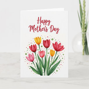 Für meine Frau Floral Joy Karte