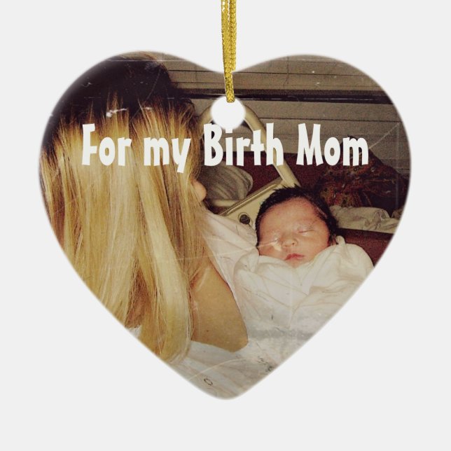 Für meine Geburts-Mama-Verzierung Keramik Ornament (Vorne)