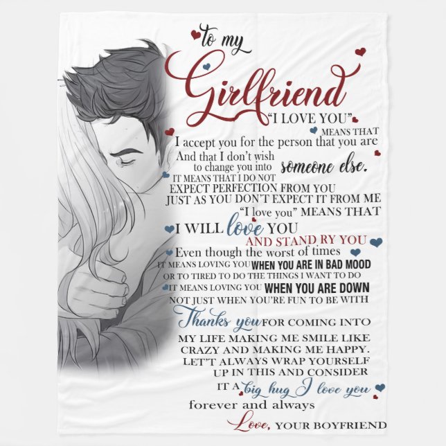 Für meine Girlfreunde mit großer Liebe  Fleecedecke (Vorderseite)