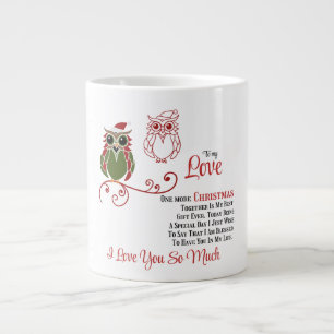 Für meine Liebe Ein weiteres Weihnachten zusammen Jumbo-Tasse