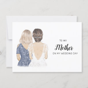 Für meine Mutter auf meiner Hochzeitskarte Einladung