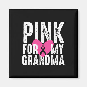 Für meine Oma Brustkrebs Awareness Family Magnet