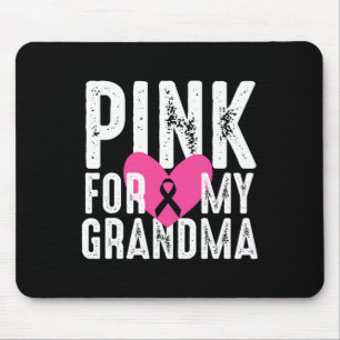 Für meine Oma Brustkrebs Awareness Family Mousepad