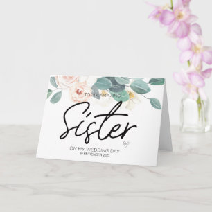 Für meine Schwester Hochzeit danke von Brautgarten Karte