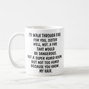 Für meine Schwester Kaffeetasse, Lustiges Schweste Kaffeetasse
