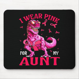 Für meine Tante Brustkrebs Bewusstsein Dinosaurier Mousepad