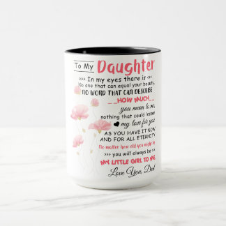 Für meine Tochter Liebe Vater Kaffee Tasse Beste T