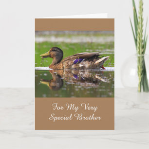 Für meinen Bruder Mallard zum Geburtstag Karte