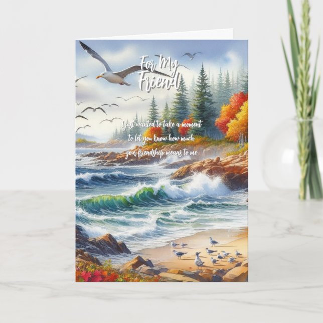 Für meinen Freund Dankeskarte (Vorderseite)