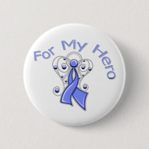 Für meinen Held-Engels-Band-Magen-Krebs Button