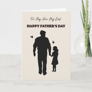 Für meinen Helden, meinen Vater, alles Gute zum Va Karte