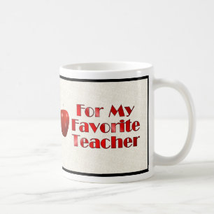 Für meinen Lieblingslehrer Kaffeetasse