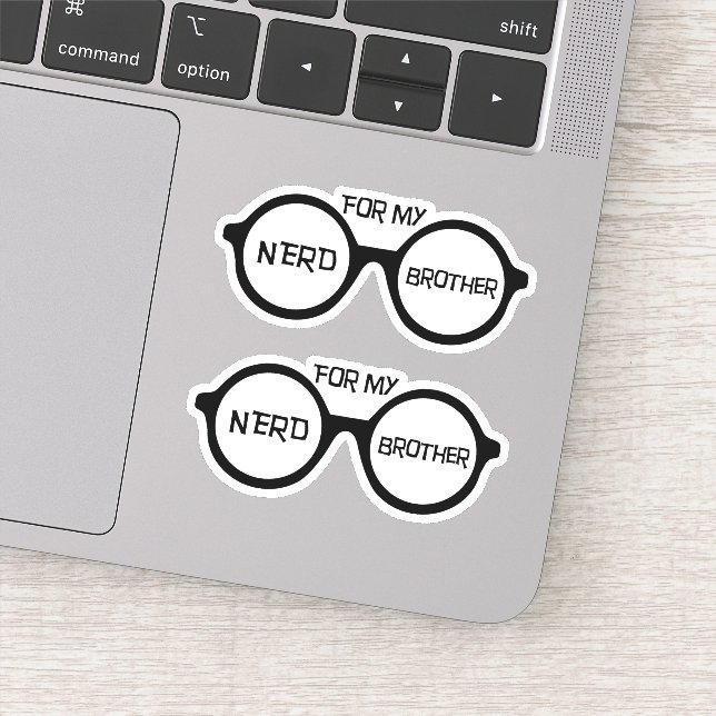 Für meinen Nerd Bruder Aufkleber (Detail)