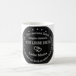 "Für meinen Sohn" Tasse - Mug