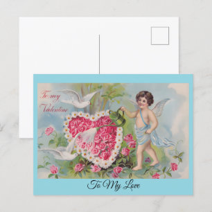 Für meinen Valentinstag Personalisiert Feiertagspostkarte