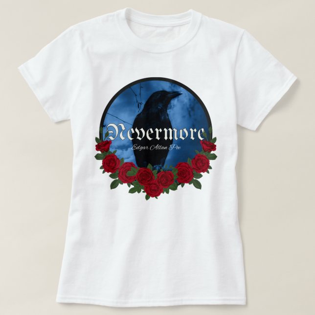 Für Mens Womens Edgar Writer Allan Poe Playwright T-Shirt (Design vorne)