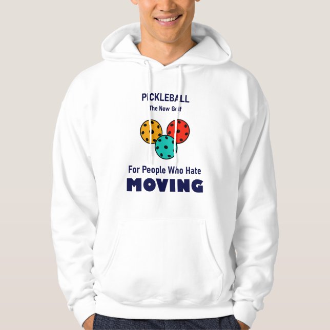 Für Menschen, die sich nicht bewegen Hoodie (Vorderseite)
