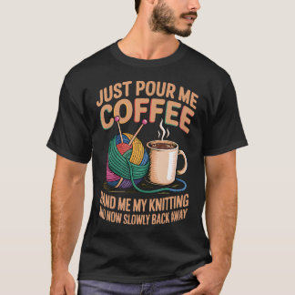 Für mich Kaffee Trinker Koffein Quilting Handwerke T-Shirt
