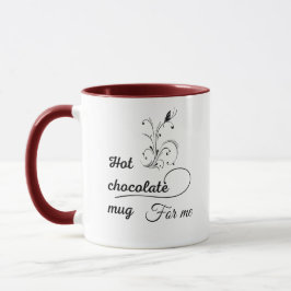 „Für mich“ Minimalistische Tasse – Einfache Selbst
