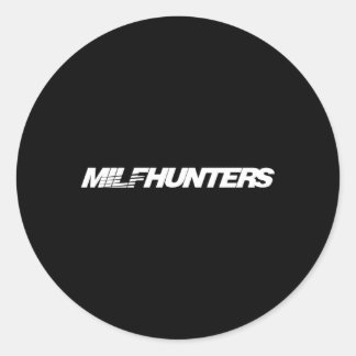 Für Mietwagen und Milfhunter oder Speedhunter Runder Aufkleber