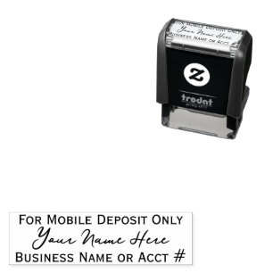 Für mobile Depots mit benutzerdefinierter Signatur Permastempel