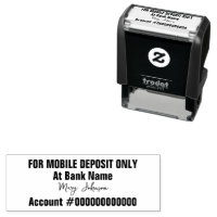 Für mobile Einlagen nur Signature Name Bank Akt.