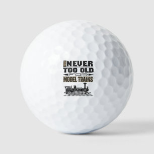 Für Modelleisenbahnen ist man nie zu alt Eisenbahn Golfball