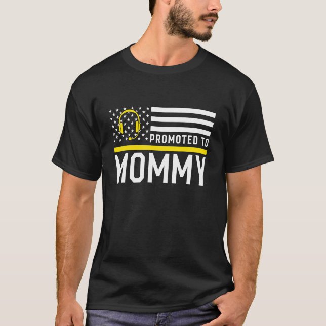 Für Mommy erste Mama 911 Dispatcher T-Shirt (Vorderseite)